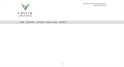 Desktop Screenshot of lavitaapartments.com